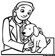 Veterinarian Coloring Pages N2