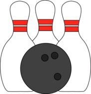 Bowling Pin Clip Art N13