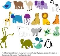 Upside Down Hanging Monkey Clip Art N2