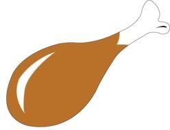 Chicken Leg Clip Art N10