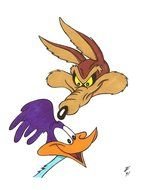 Wile E. Coyote and the Road Runner