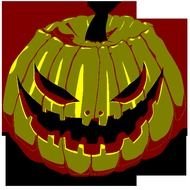 Ultra Clear Halloween Pumpkin Lamp PNG Clipart