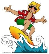 Surfer Dude Clip Art N9