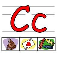 Alphabet Letter C with pictures