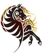 Tribal Horse Tattoo Designs N2
