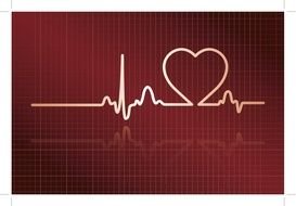 cardiogram as a picture for clipart