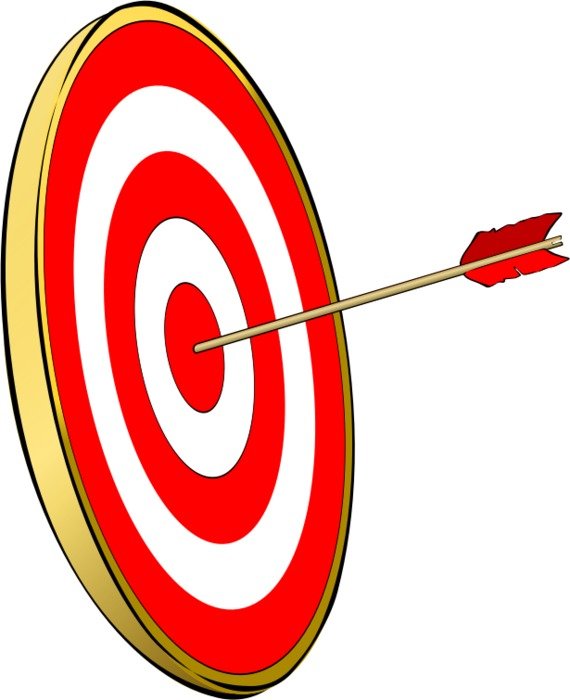 Bullseye Target With Arrow N2