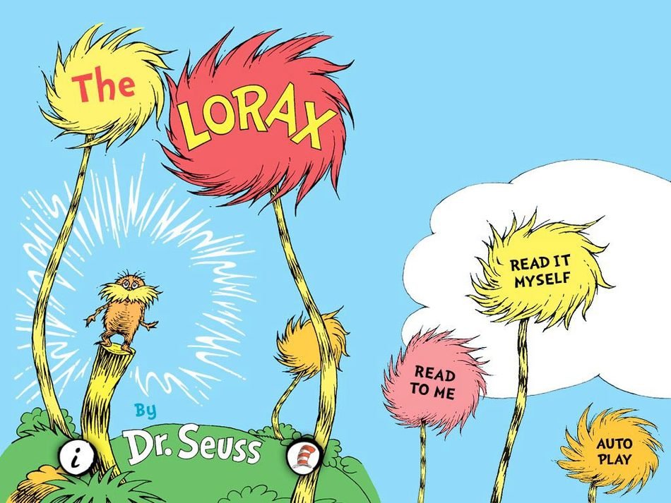 Colorful The Lorax clipart