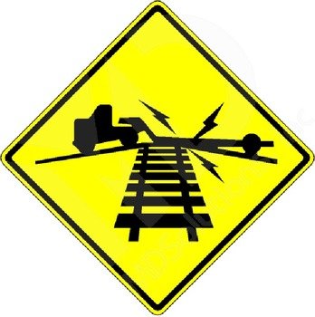 Railroad Crossing Sign N7