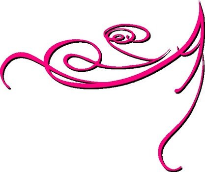 Decorative Swirl Clip Art N9