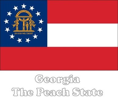 Current Georgia State Flag