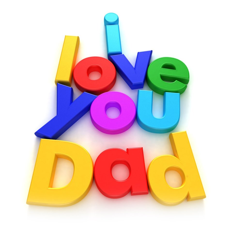 I Love You Dad Fathers Day Background
