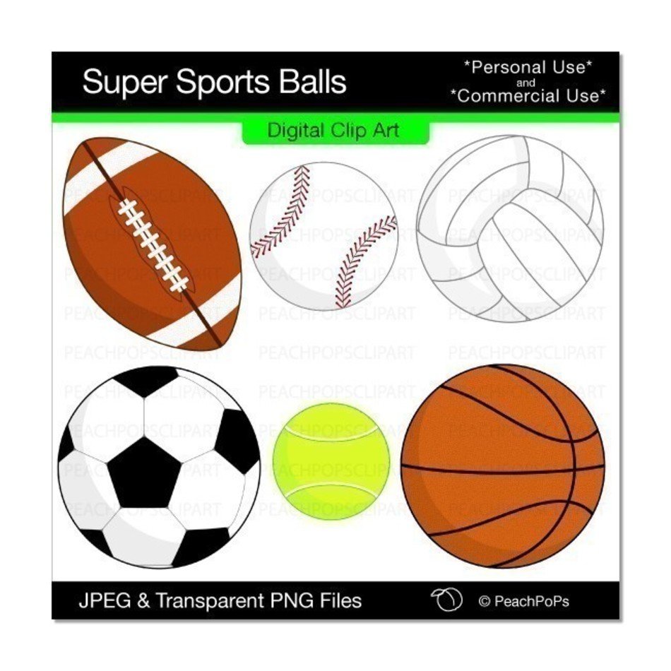 Sport Balls Clip Art N13