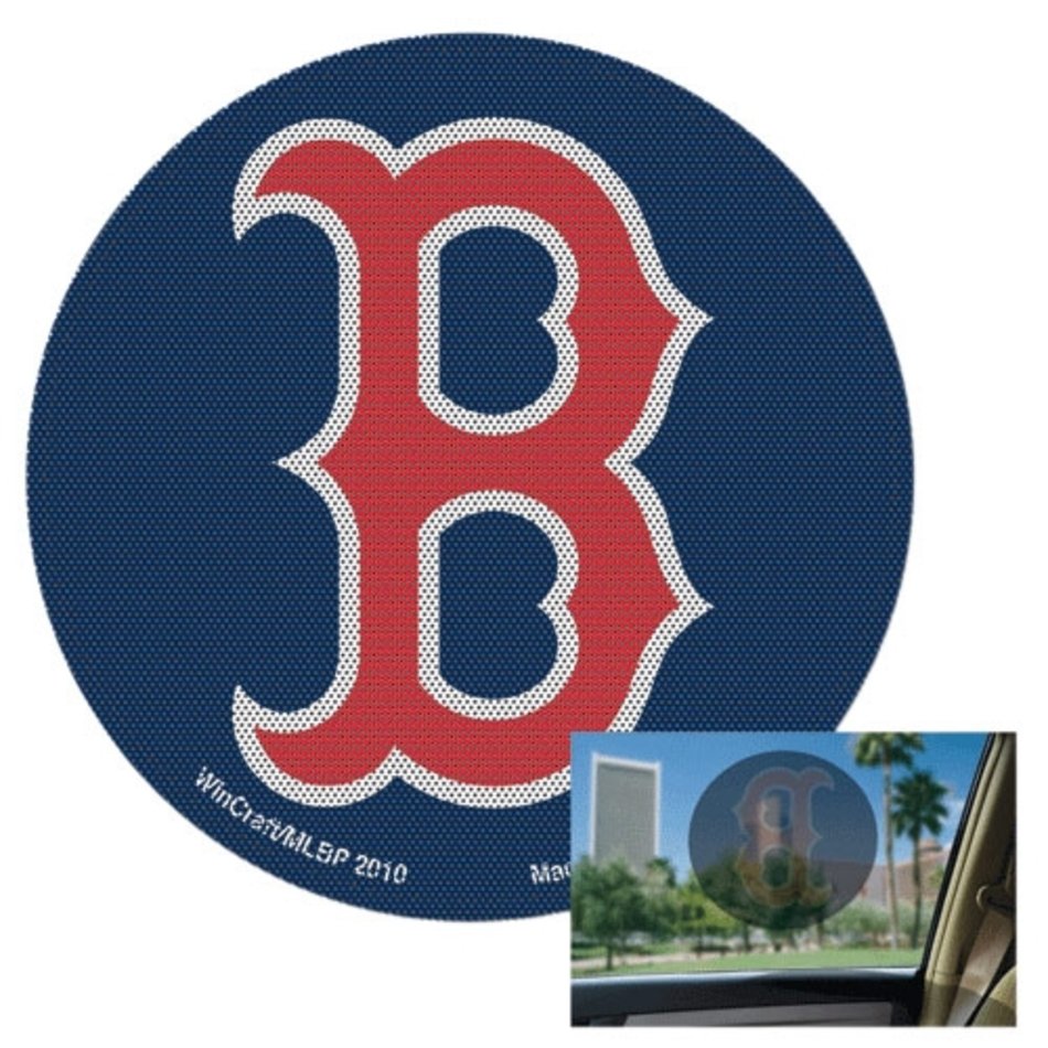 Boston Red Sox 8 Perforated Decal