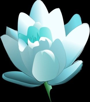 Water Lily Clip Art N12