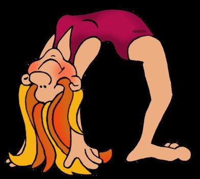 Tumbling Gymnastics Clip Art N3