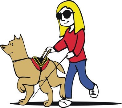 Cartoon Guide Dogs