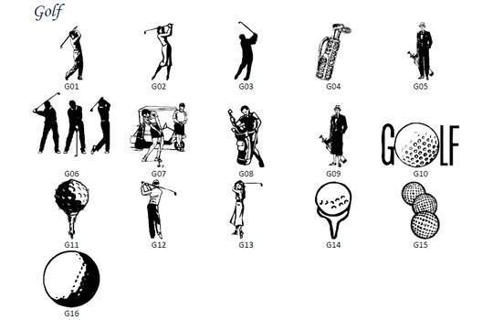 Golf Symbols