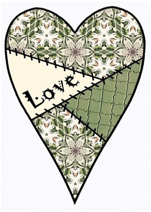 LOVE HEARTS CRAFTY CLIP ART Set A 10 Collection Of Crafty