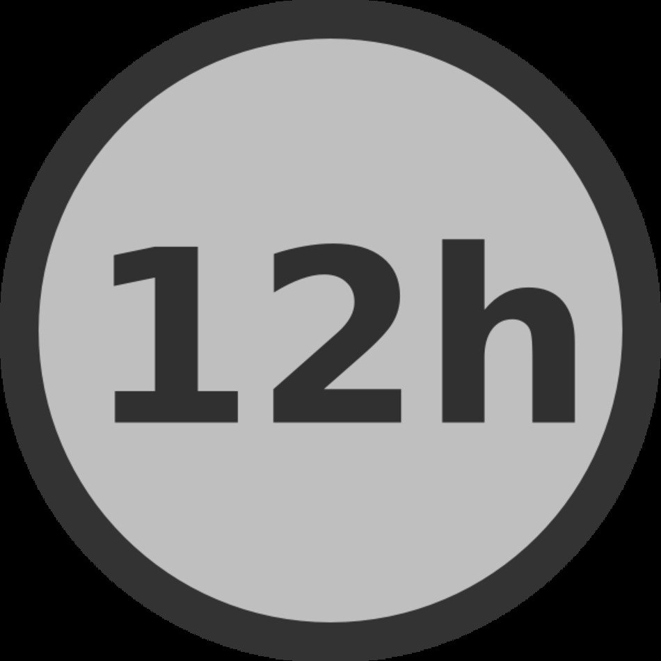 12 00 Clock Clip Art
