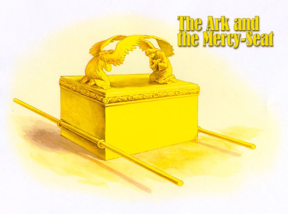 inscription 'Ark And Mercy Seat' in the picture