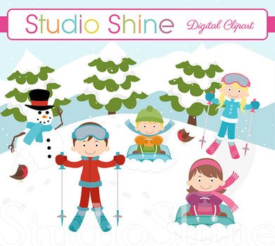 Cute Snow Clip Art N2