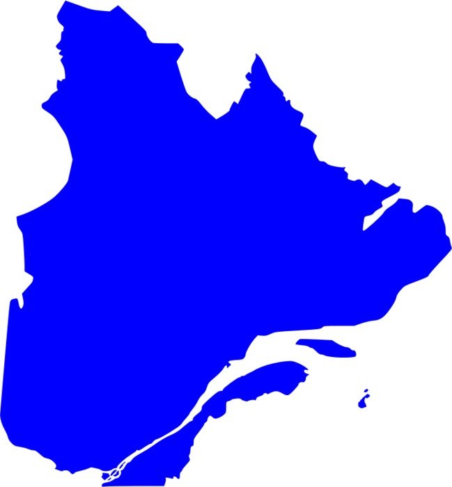 Map Of Quebec Province Canada