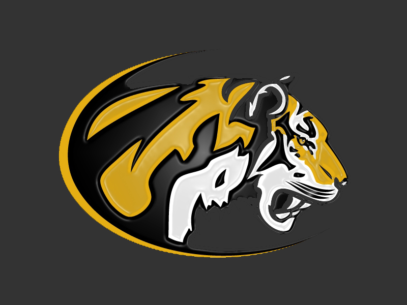 Walker Grant Middle School Tiger drawing free image download