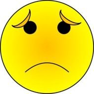 Sad Smiley Face Symbols drawing