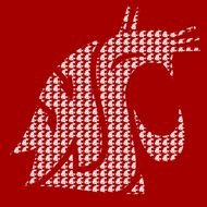 WSU Crimson Color drawing