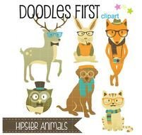 Hipster Clip Art N3