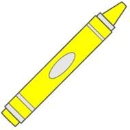 Yellow Crayon Clip Art N3