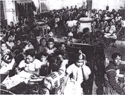 School Segregation 1950s photo