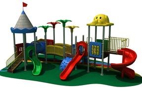 Beautiful cartoon playground clipart