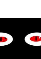 Dragon Eyes Clipart Large Size drawing