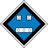 Robot face road sign