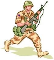 War Soldier Clip Art drawing