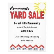 Community Yard Sale Flyer Templates Free
