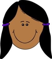 Pigtails Clip Art N2