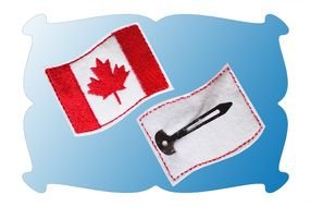 Canadian Flag Clip Art drawing