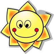 Cartoon Sun Clip Art N38