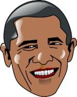 Barack Obama Clip Art N4