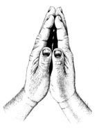 Praying Hands pencil drawing