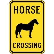 Jpg Farm Safety Horse Crossing Signs