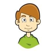 Happy Boy Face drawing