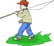 Boy Fishing Clip Art N7