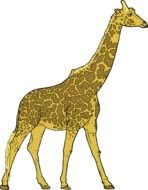 Giraffe Template Printable