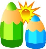 Colored Pencils Clip Art N14