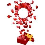 Valentine Card with a gift