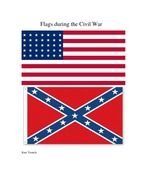 Union Flag During American Civil War drawing